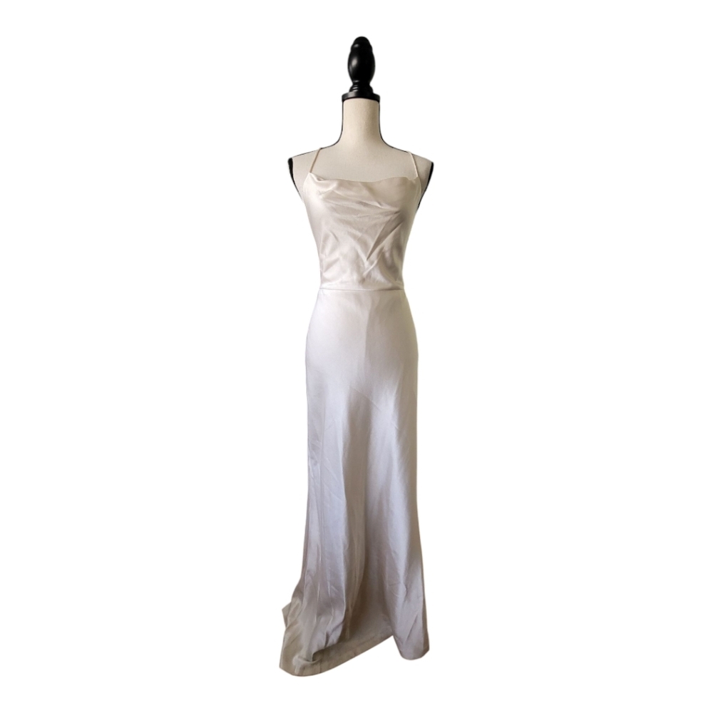 Alice‎ + Olivia Montana Maxi Lace Up Gown Size 8 New